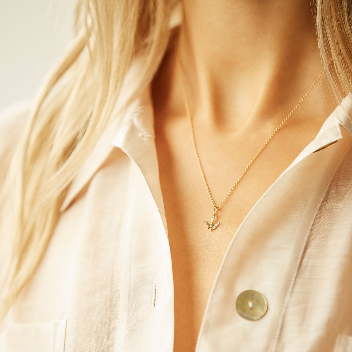 Petit Pendentif My Holy Bird Diamant