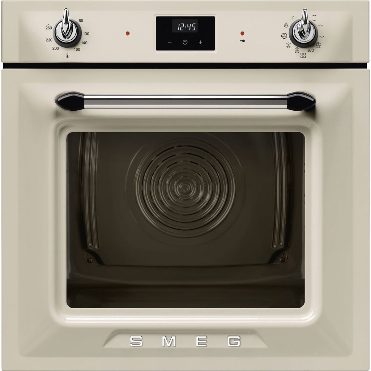 SOP6900T innbygget ovn, 68 liter, creme