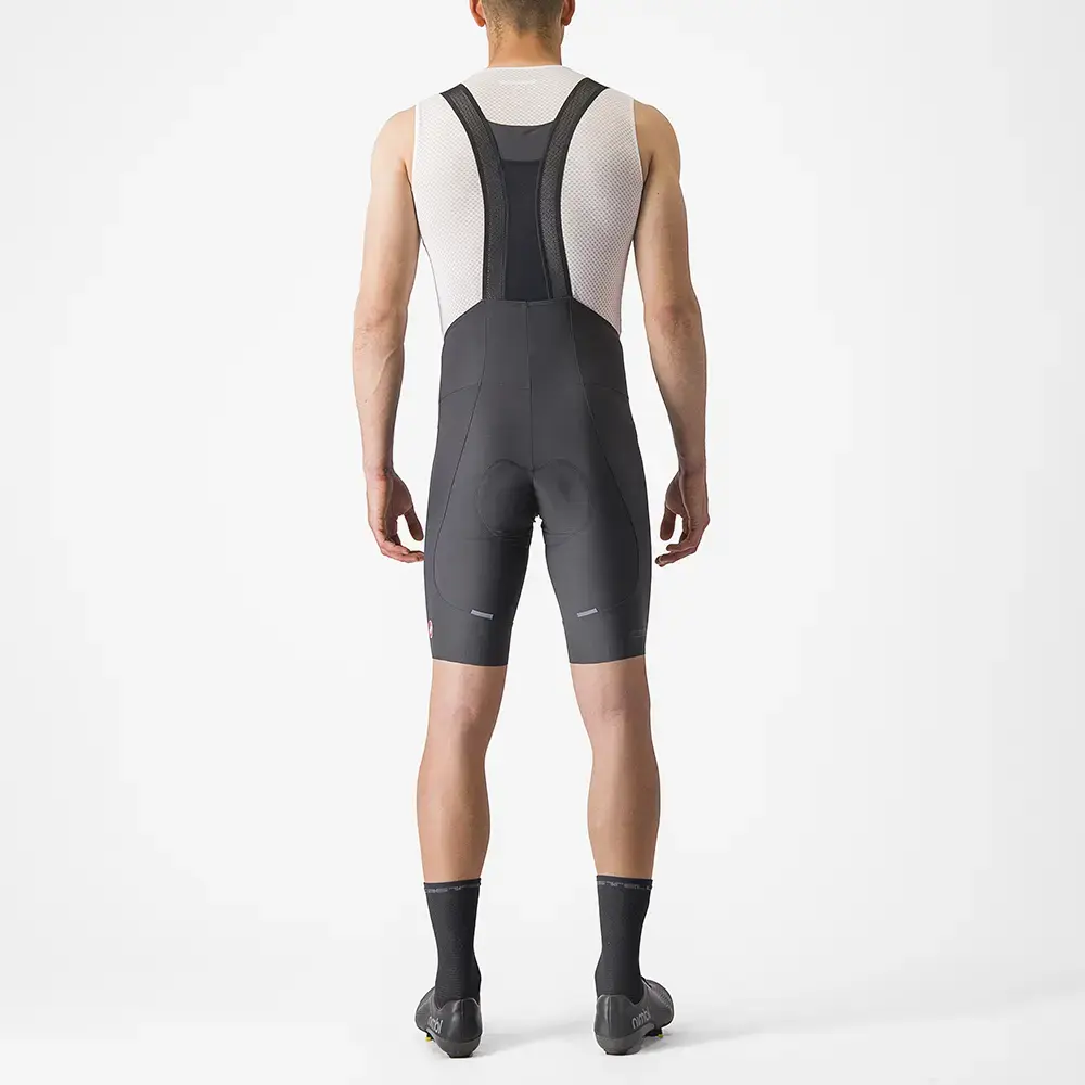 Castelli Espresso Fietsbroek Kort Donkergrijs Heren