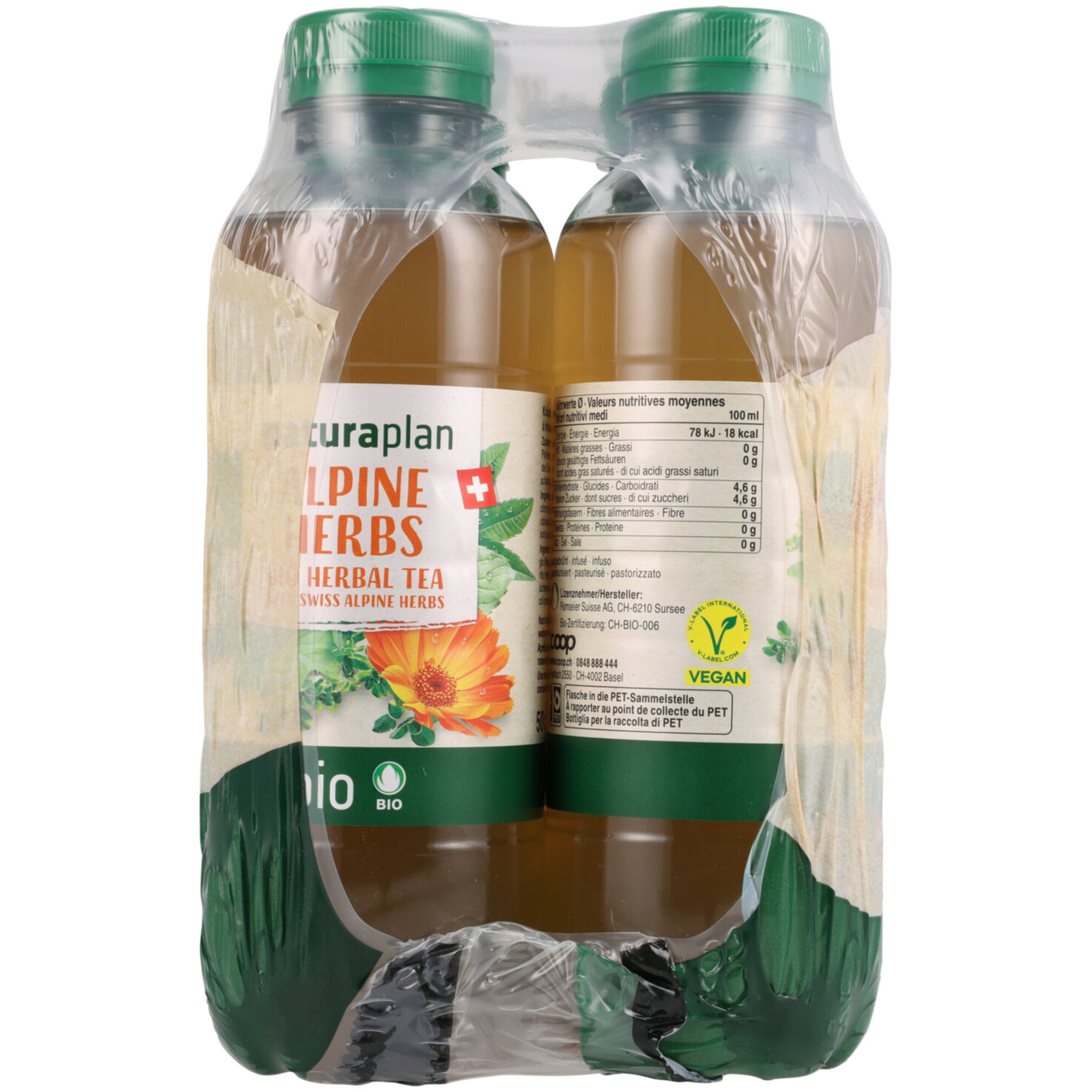 Naturaplan Organic Alpine Herbal Tea 6x50cl