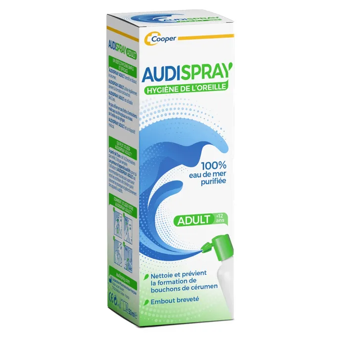 Audispray Adulte Hygiène de l'Oreille - 50ml