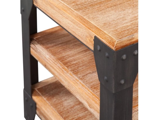 VIDAXL - Meuble tv-banc tv 140x40x45 cm bois d'acacia massif