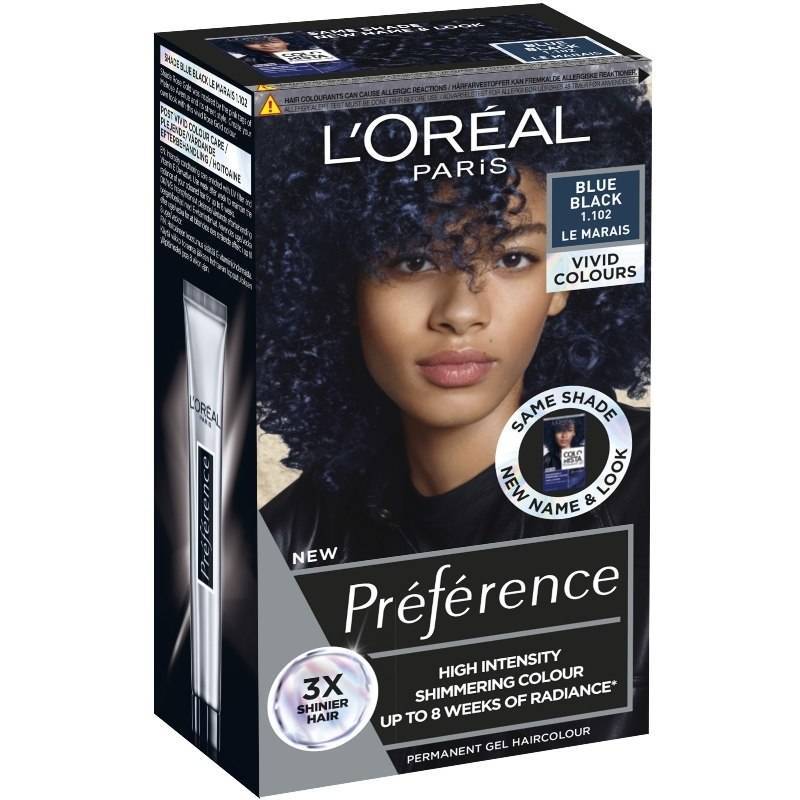 L'Oréal Paris Préférence Vivid Colors - 1.102 Blue Black