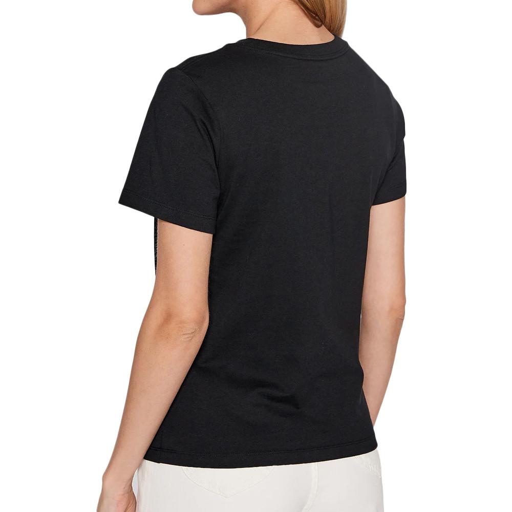 Converse T-shirt Noir Femme Converse Plantasia