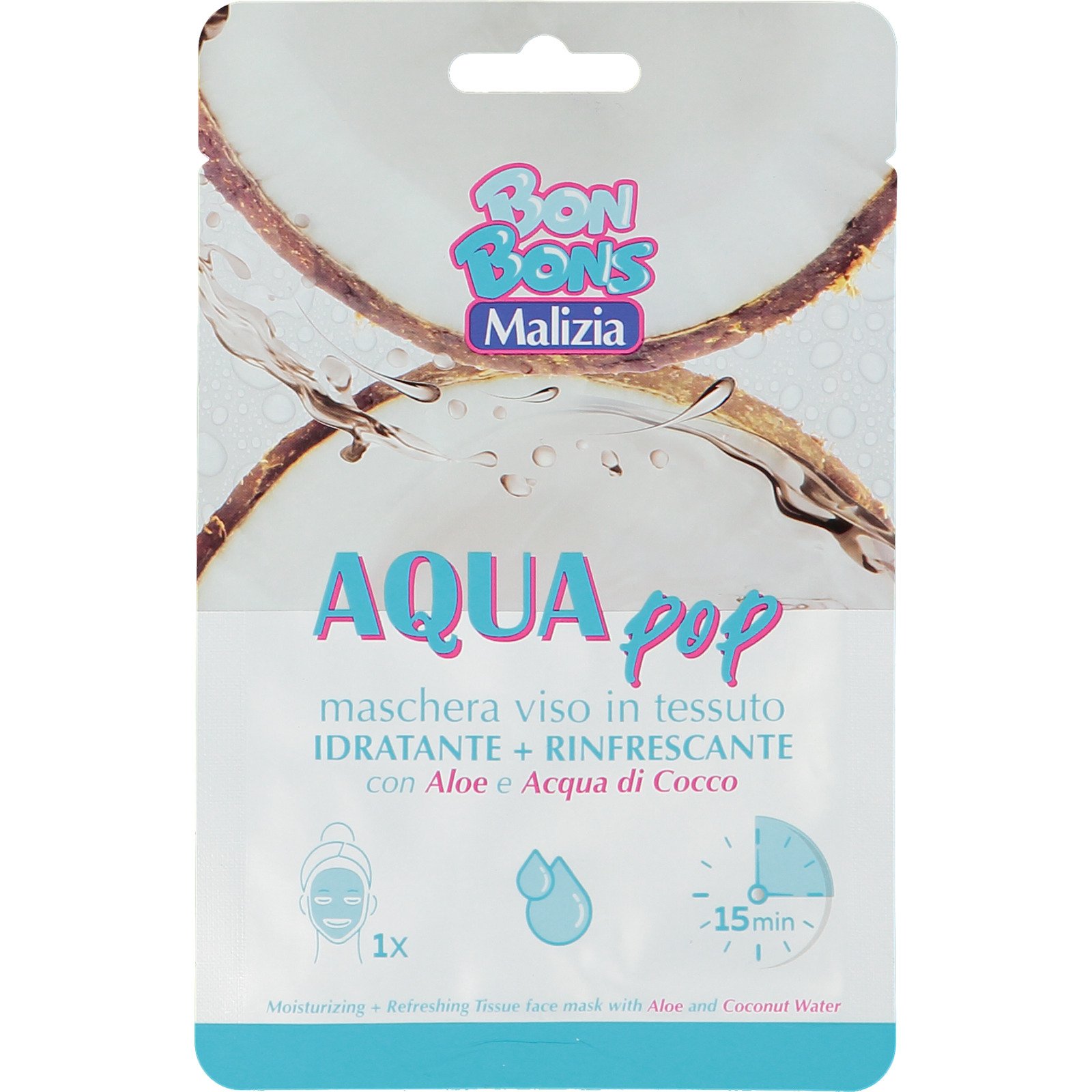 Malizia BonBon Gesichtstuchmaske Refresh 25 ml