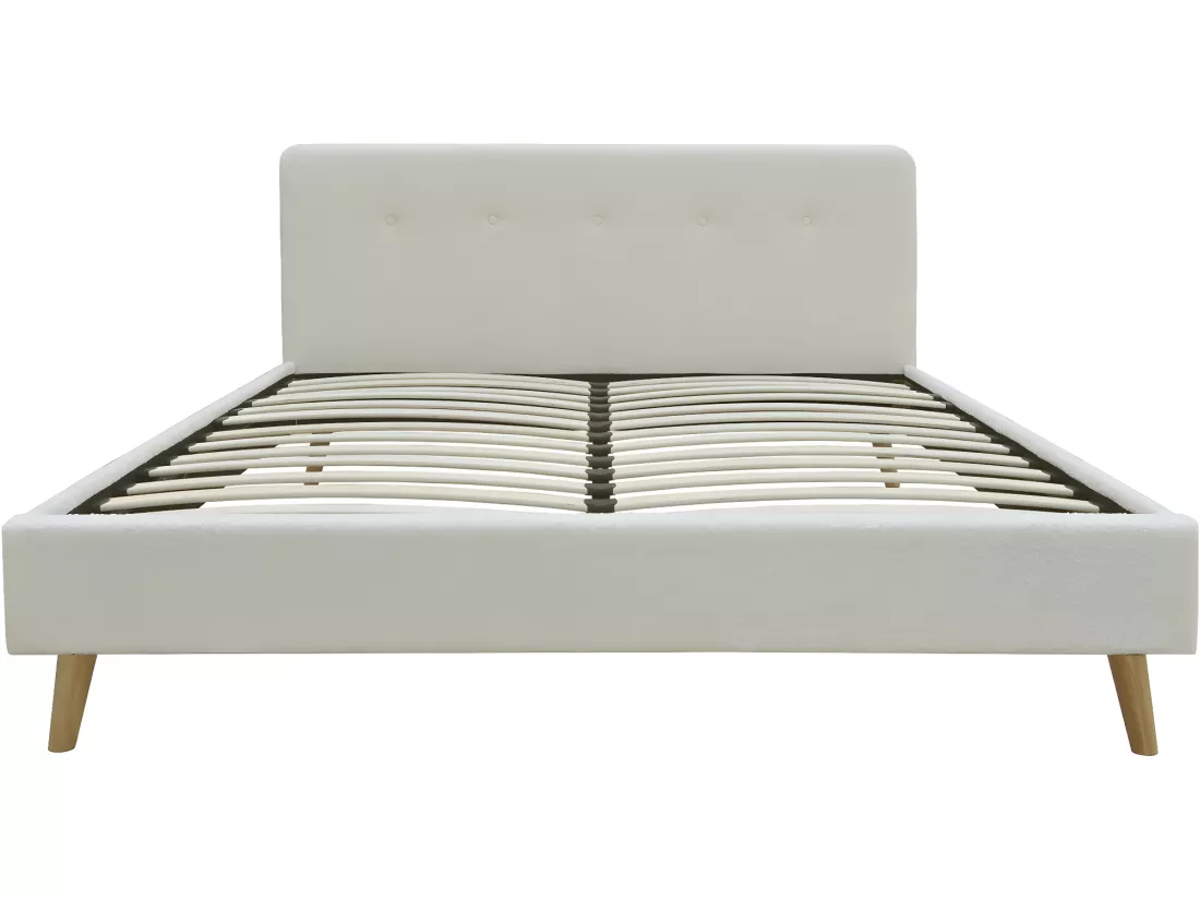 Lit tissu bouclette 