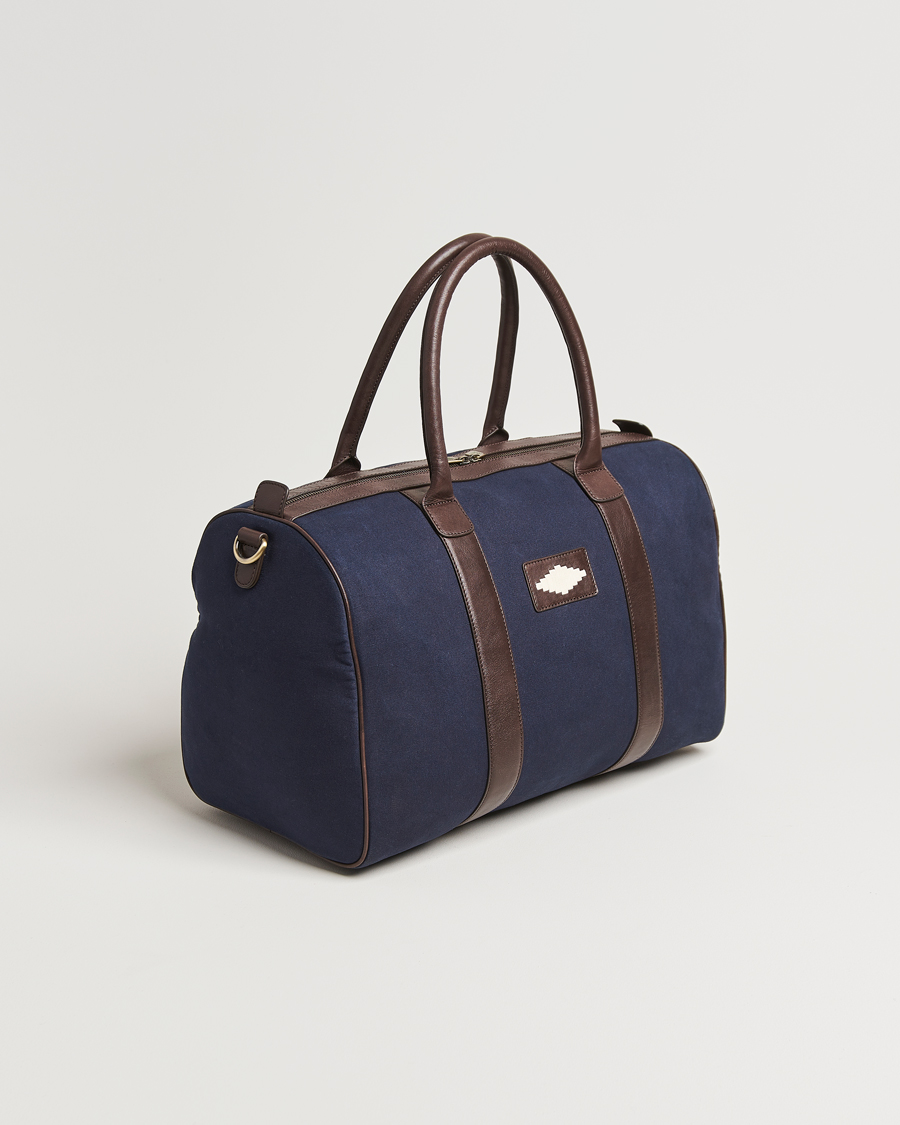 Pampeano Varon Small Canvas Weekend Bag Navy