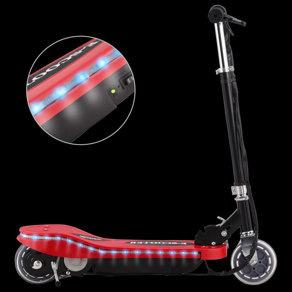 Patinete elétrico Vidaxl 120W com LED