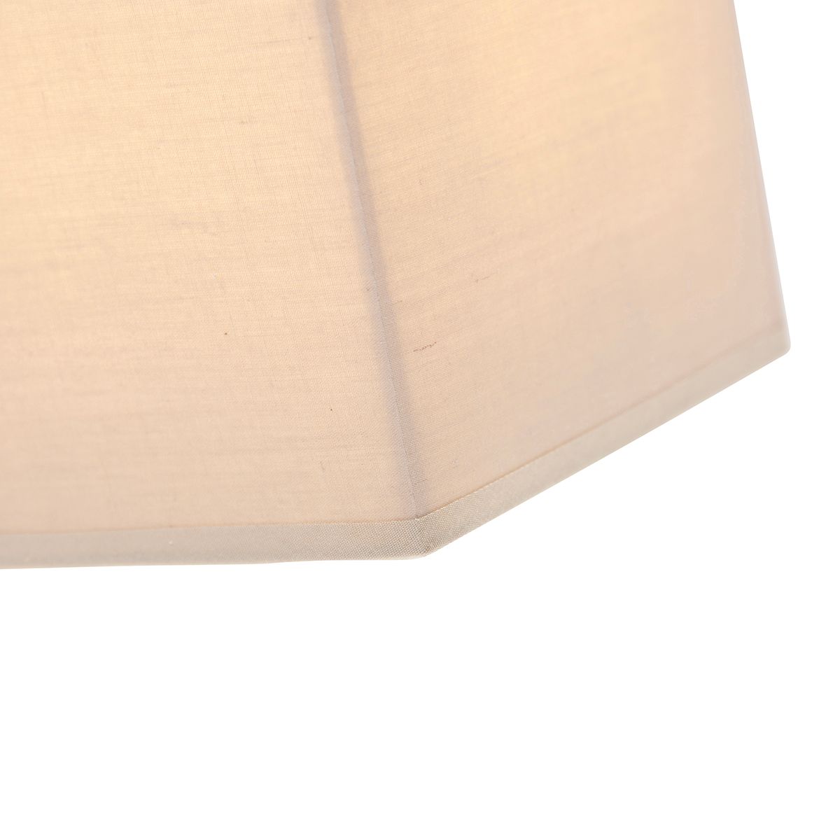 Landelijke wandlamp beige met stoffen kap - Vete