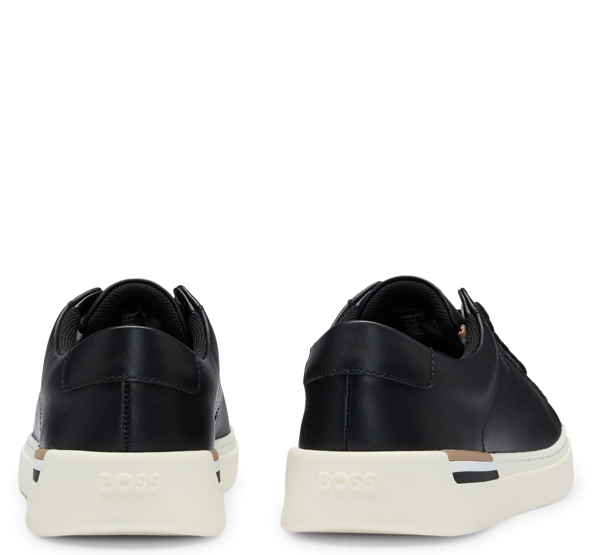 Baskets basses en cuir | Noir