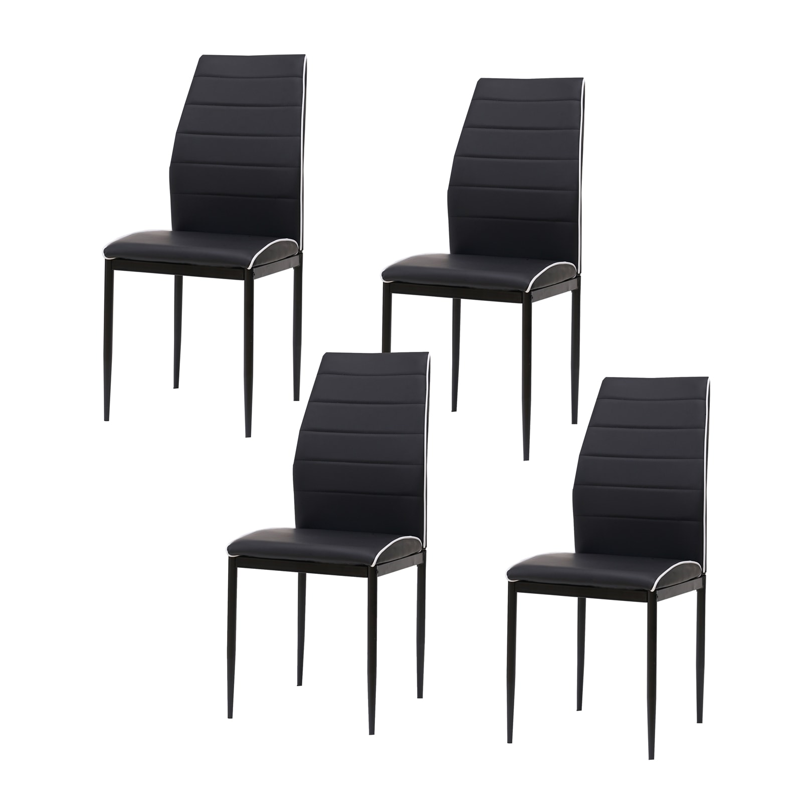 HTI-Living Stuhl Madison PU 4er-Set