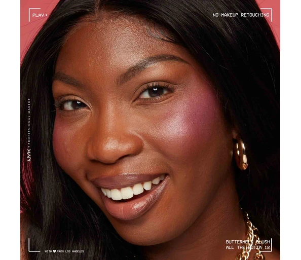 NYX Professional Makeup Buttermelt Blush12 Allthe butta