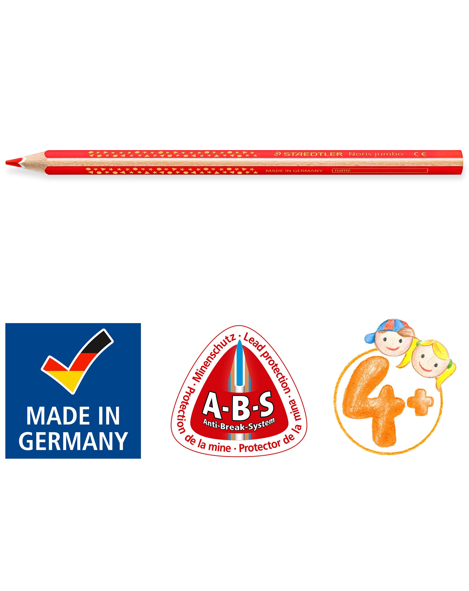 128 NC12P1 Noris Club® triplus® jumbo Buntstifte mit 12 Farben