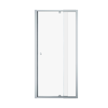 Sealskin draaideur en douchewand Hooked 100x100x200cm verstelbaar hoogglans aluminium