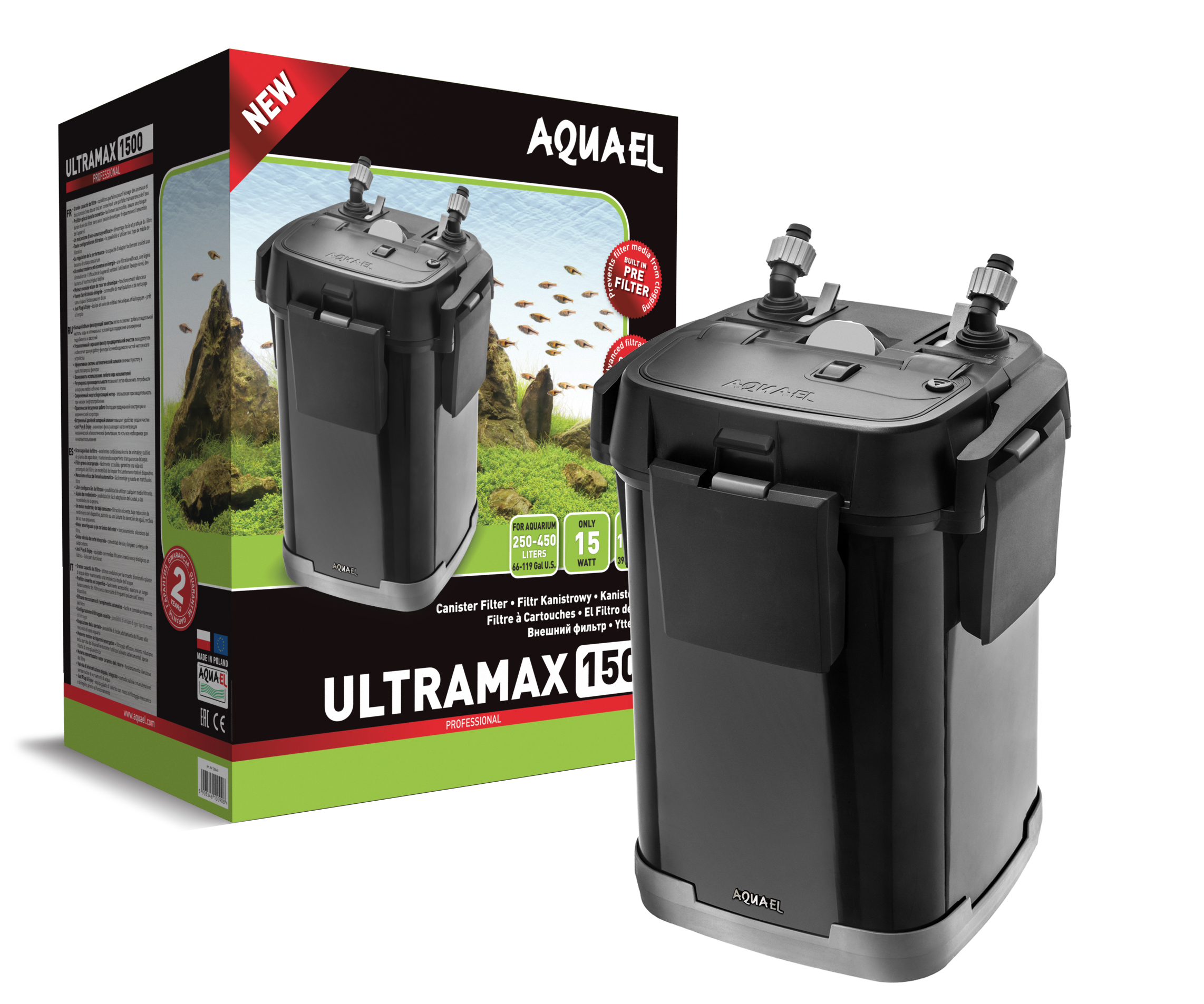 Filtro externo Aquael Ultramax (1500)