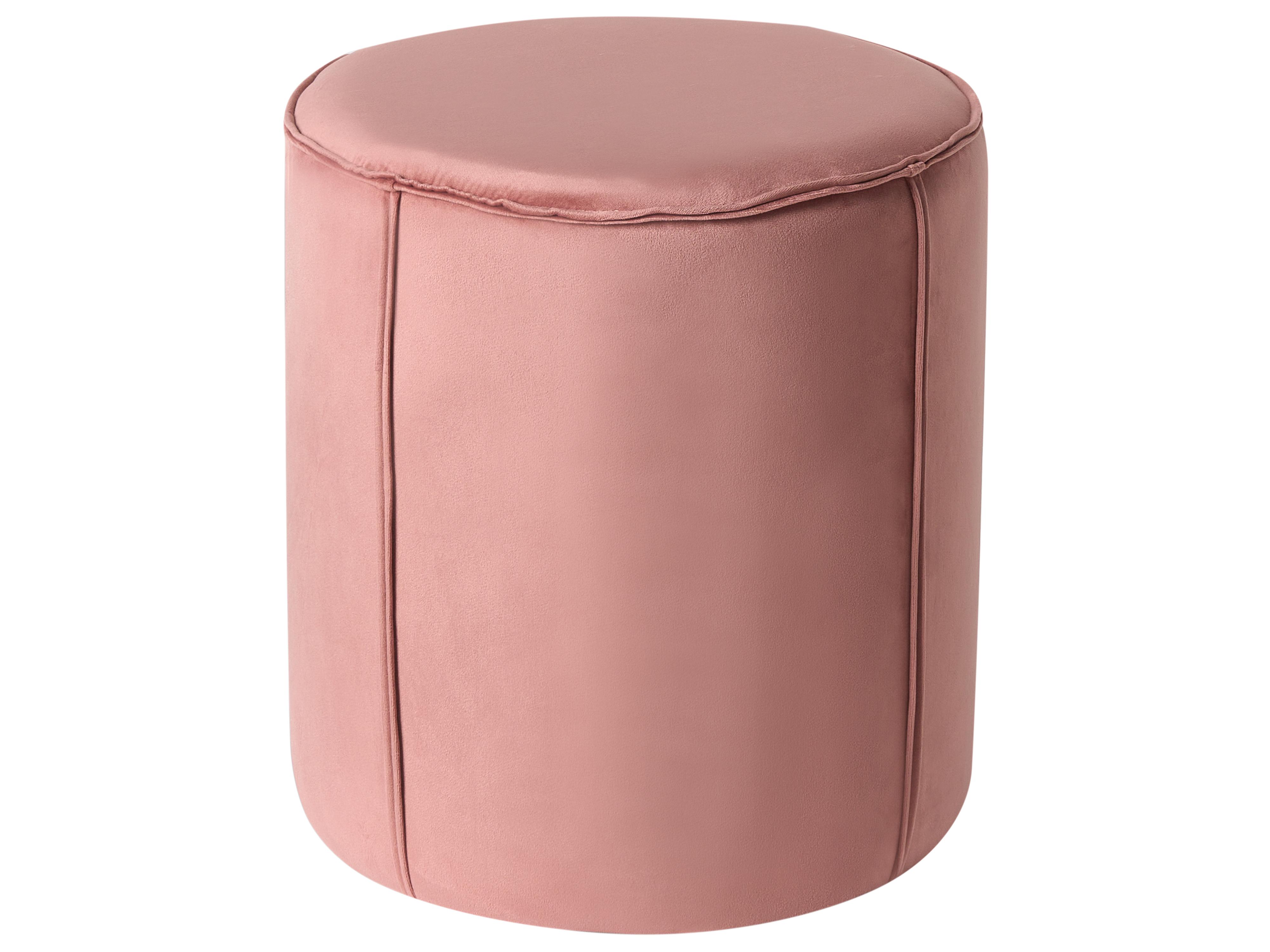Poef SEDONA Fluweel Roze