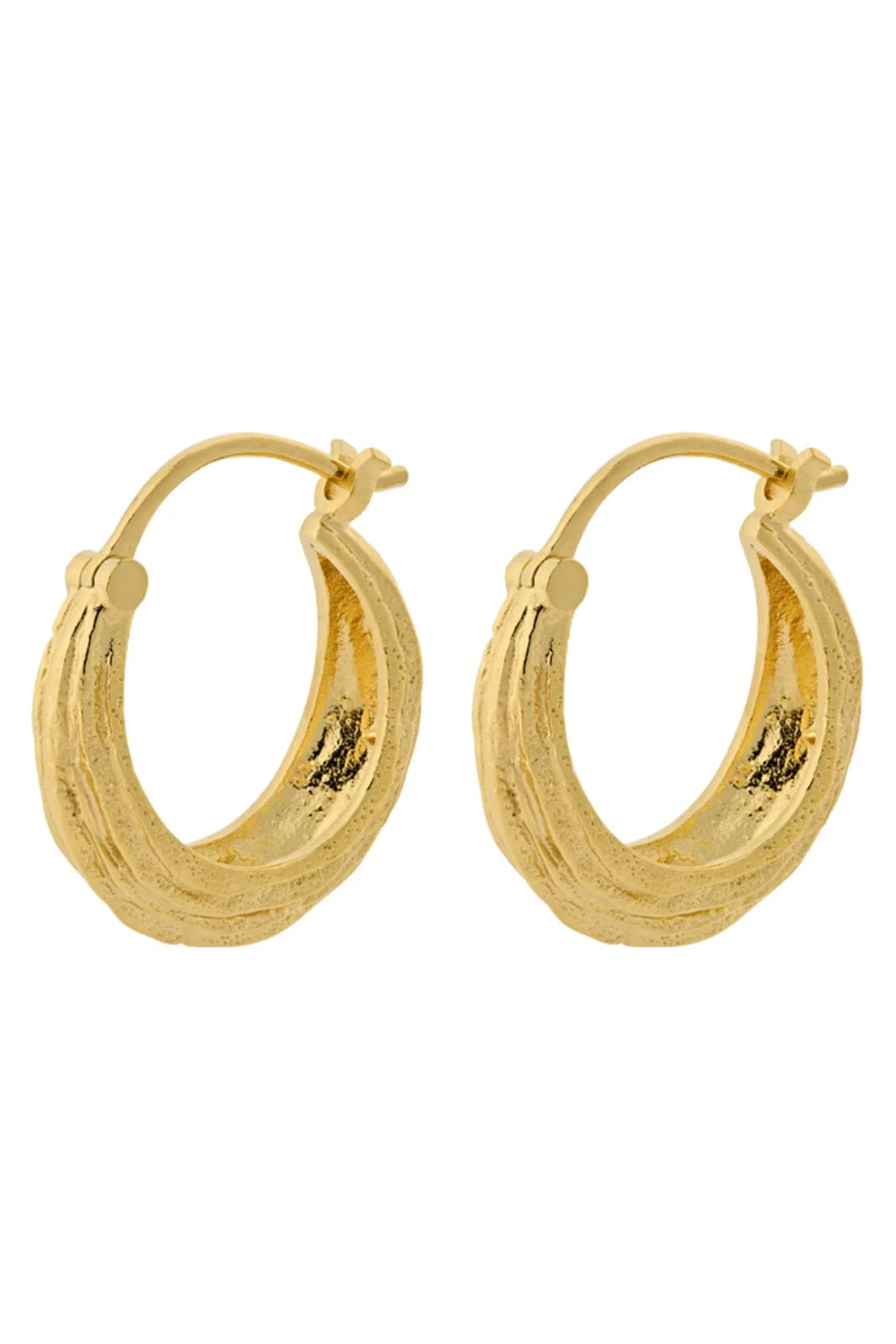 Pernille Corydon Jewellery Small Coastline Øreringe Size 16 Mm