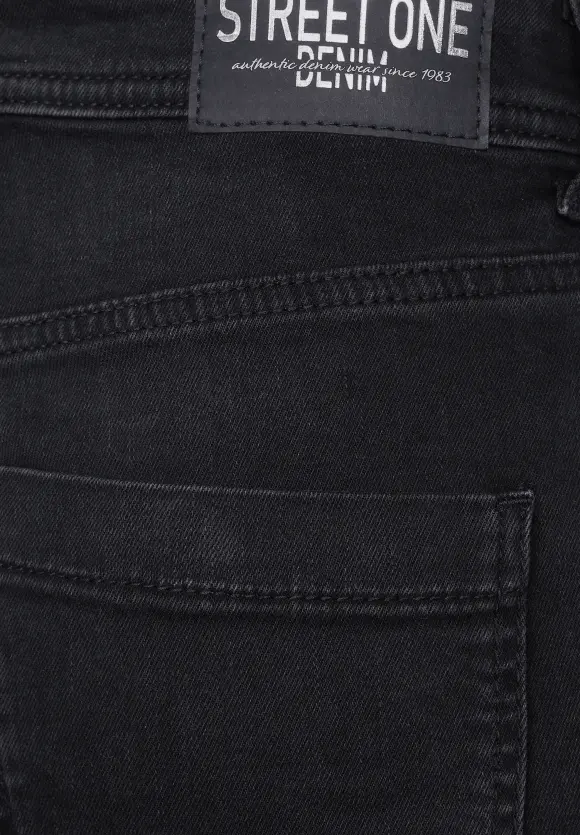 Dunkle Casual Fit Jeans - used black wash