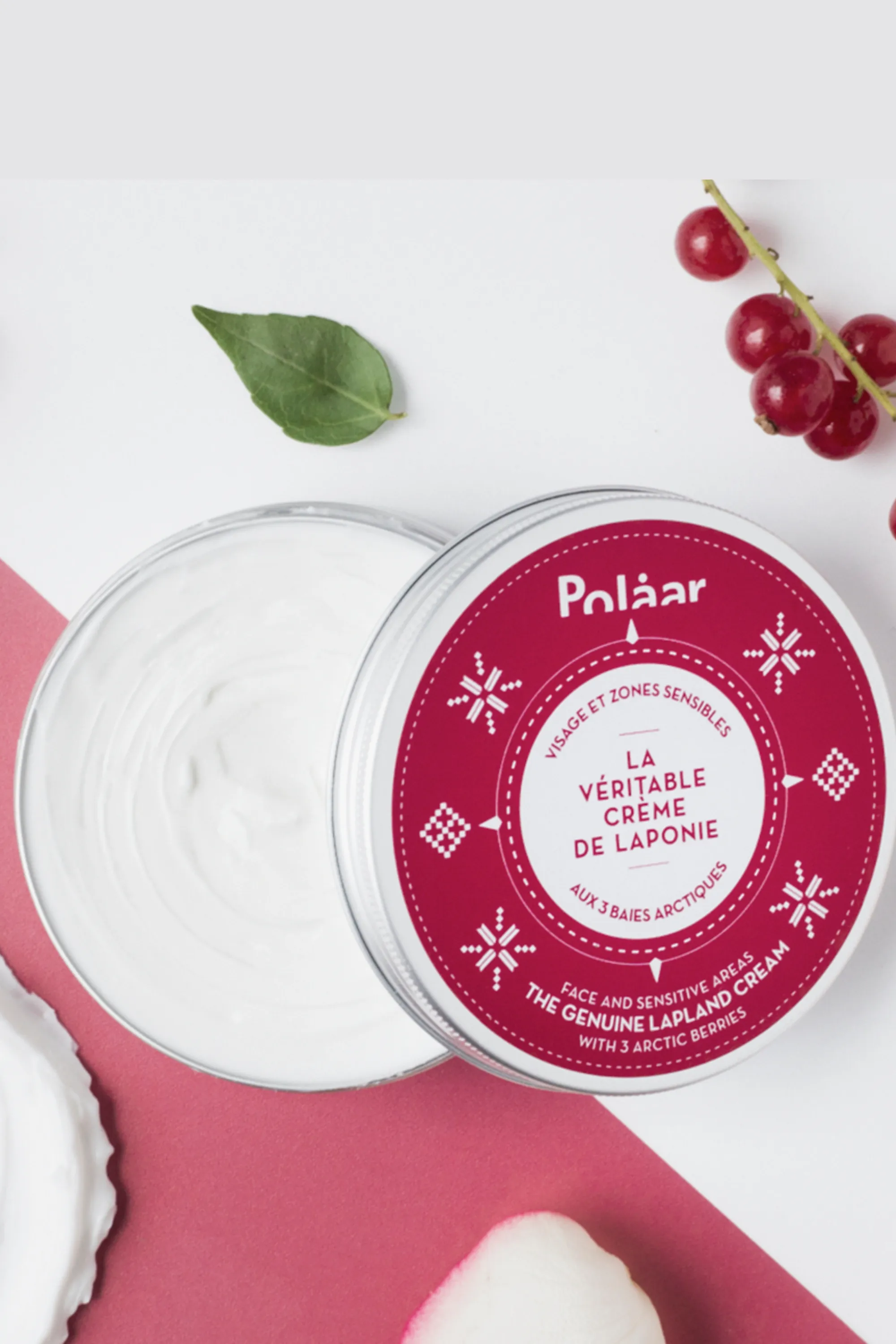 Polaar Crème visage & zones sensibles La Véritable Crème de Laponie aux 3 Baies Arctiques