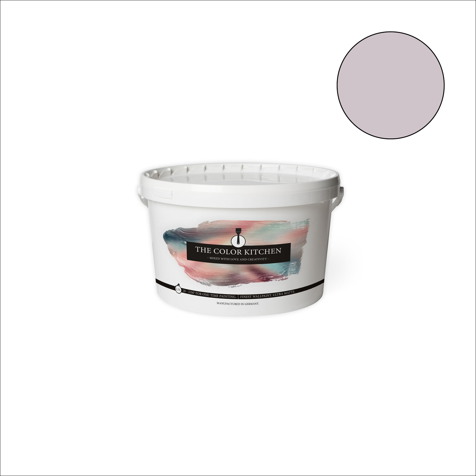 The Color Kitchen Wandfarbe Leafy Lavender - violett matt - 2,5 Liter