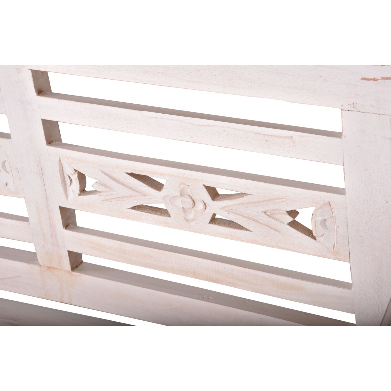 3-Sitzer Gartenbank MOYO - weiß - 150 cm