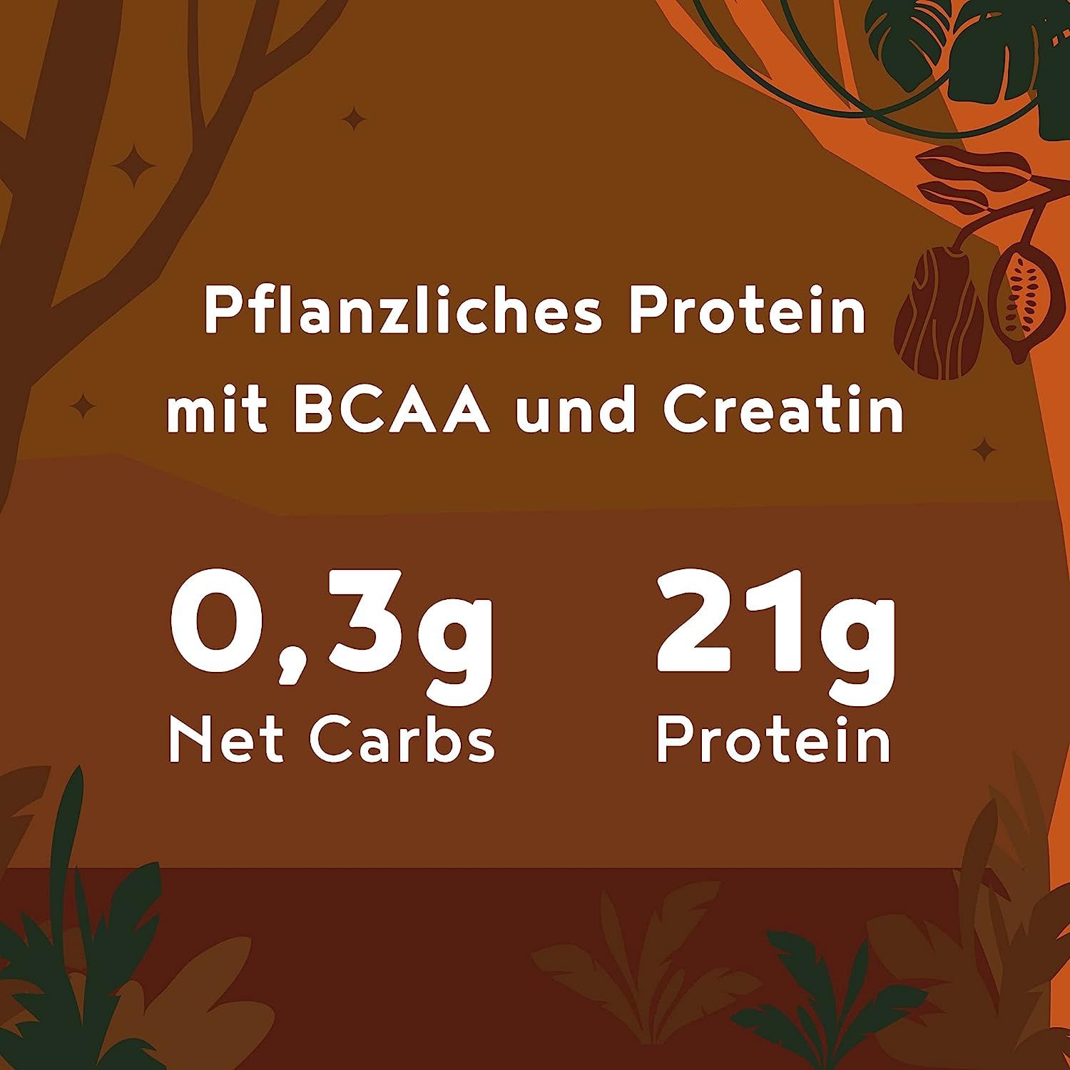 Vegan Muscle Protein Shake - Schokolade - Veganes Proteinpulver