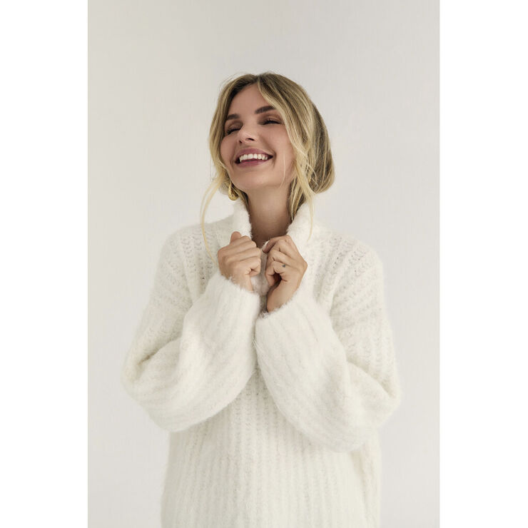 A-VIEW Orchid knit White