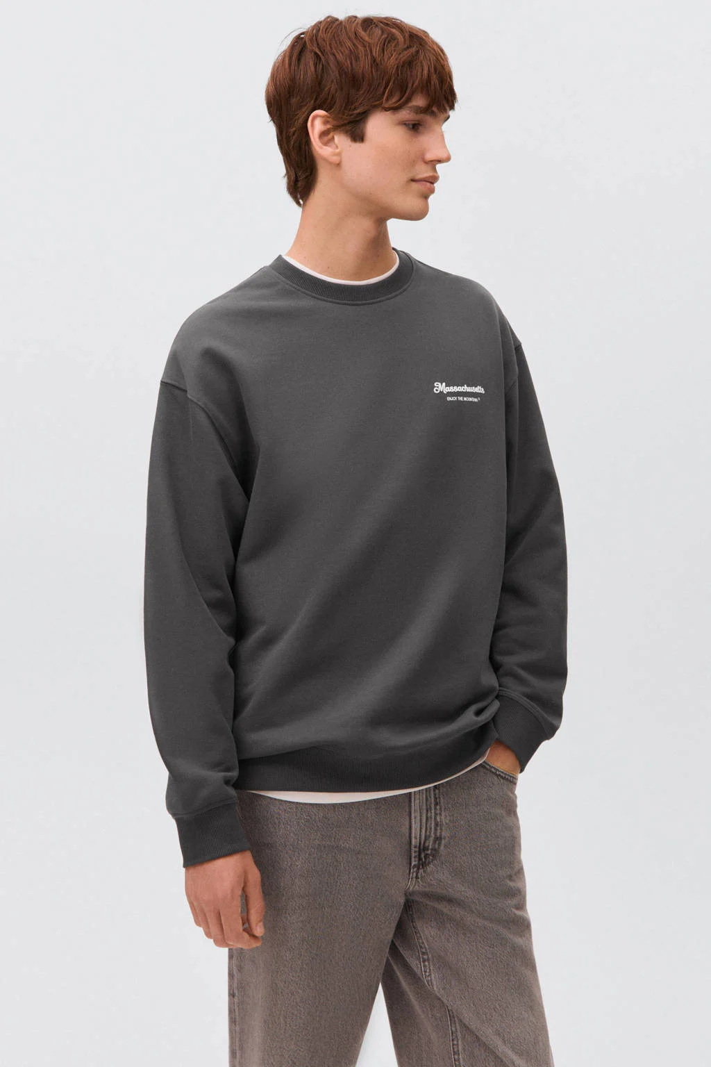 MANGO TEEN sweater antraciet