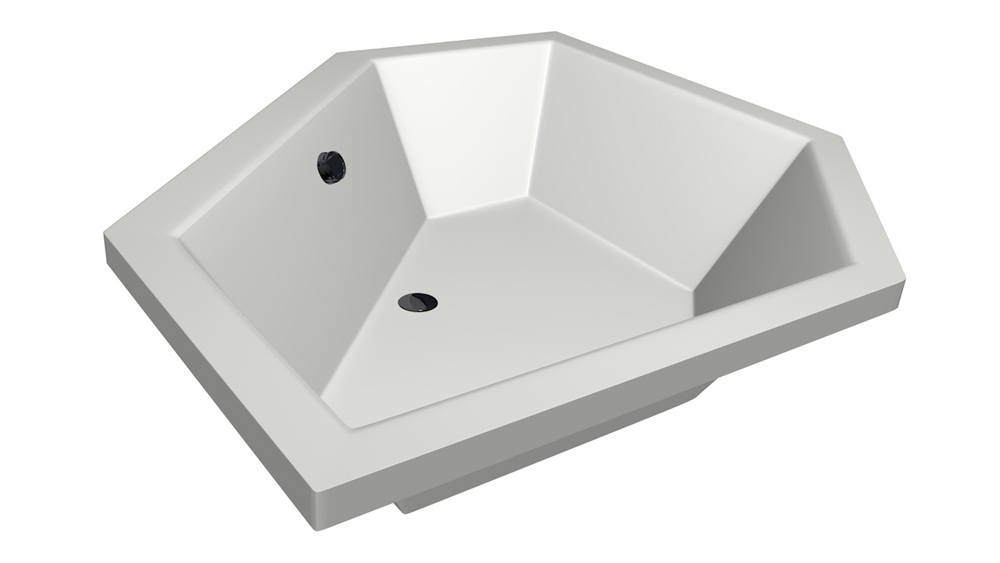 Xenz Society 145 ligbad 145x145x50cm Wit