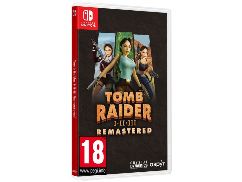 GAME Tomb Raider 1-3 Remastered Abenteuerspiel von Tomb Raider für die Switch