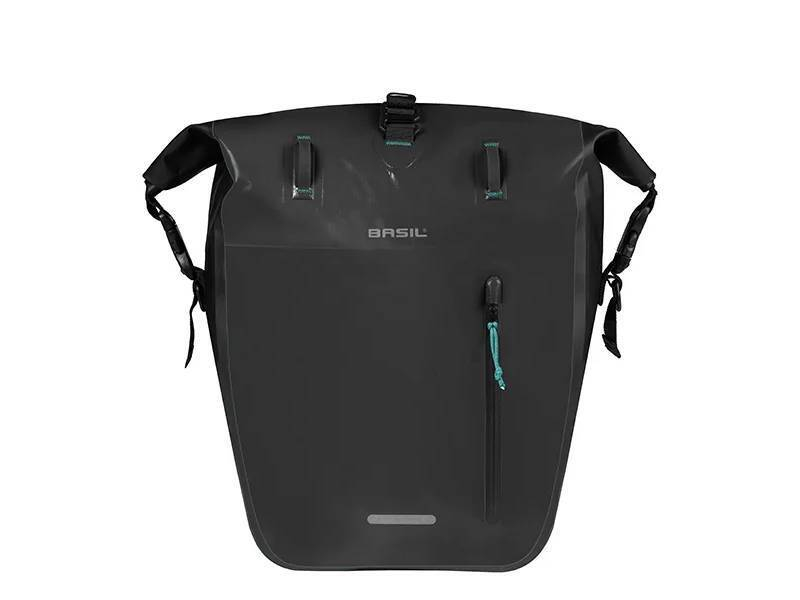 Basil Rivo L enkele fietstas 25-31 L - Black