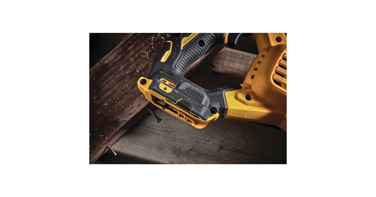 DEWALTAccu Reciprozaag DCS386NT-XJ (18V)  (Geel/zwart, zonder batterij en lader, in TSTAK Box VI)
