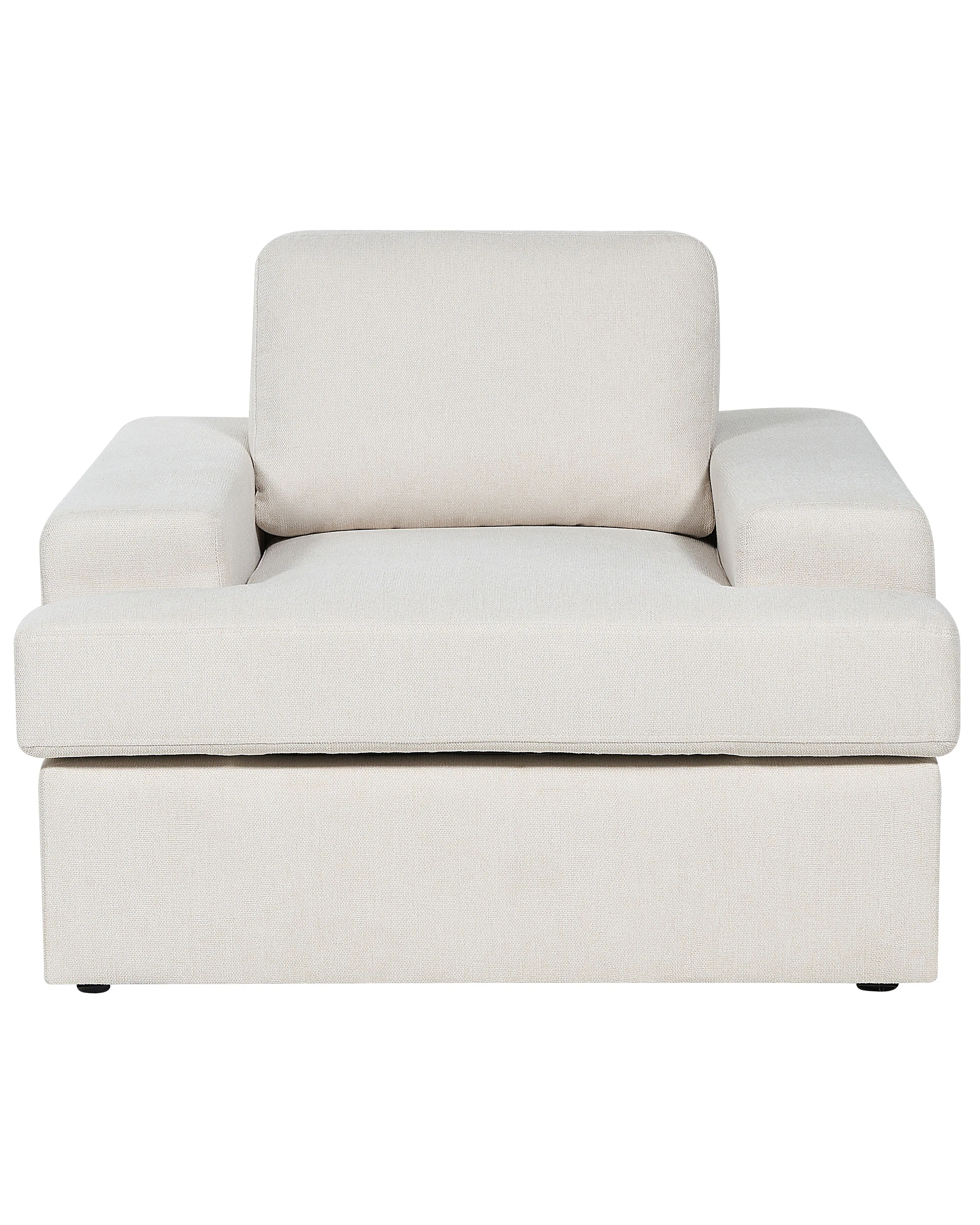 Set van 2 fauteuils ALLA Stof Lichtbeige