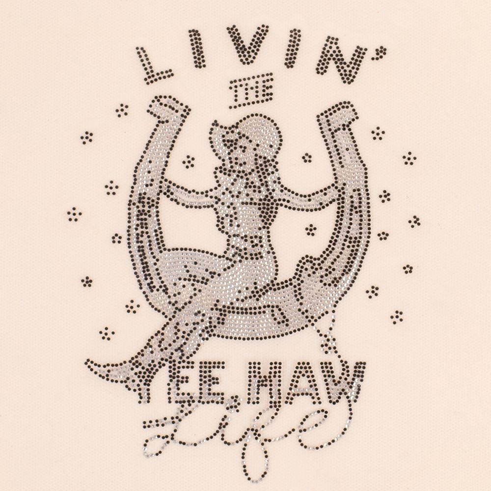 Glitter transfer Livin' the yeehaw life