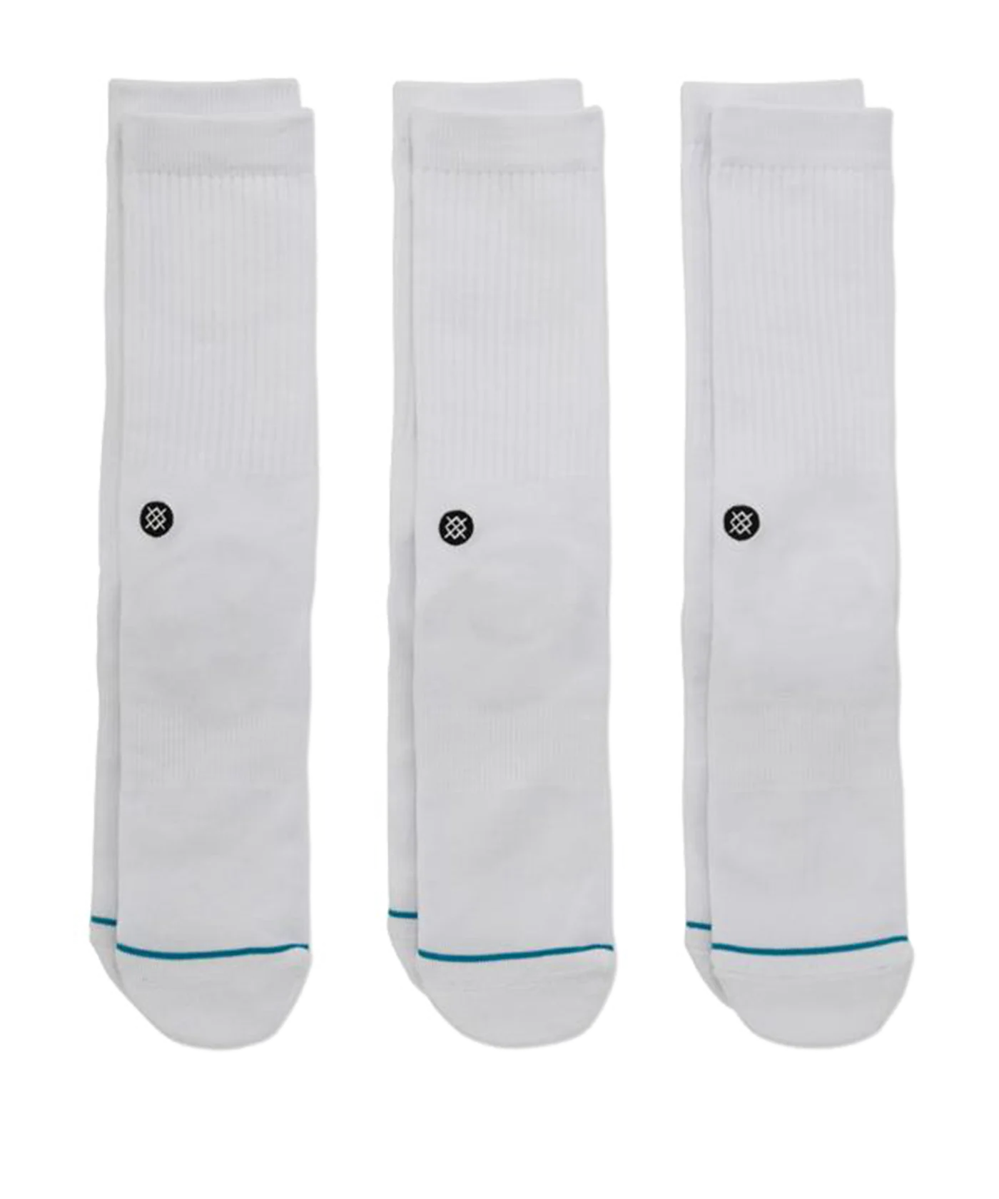 Stance Uncommon Solids Icon Socks 3er Pack Weiss