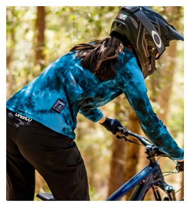 Maillot Manches Longues Femme Dharco Gravity Snowshoe Bleu