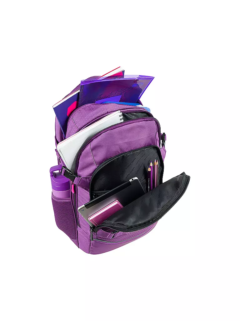 WALKER Schulrucksack Fame 2.0 Uni Plum lila