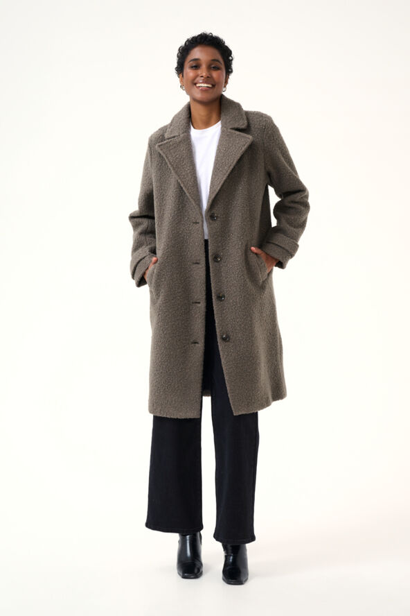 Kaffe KAanne Coat Major brown
