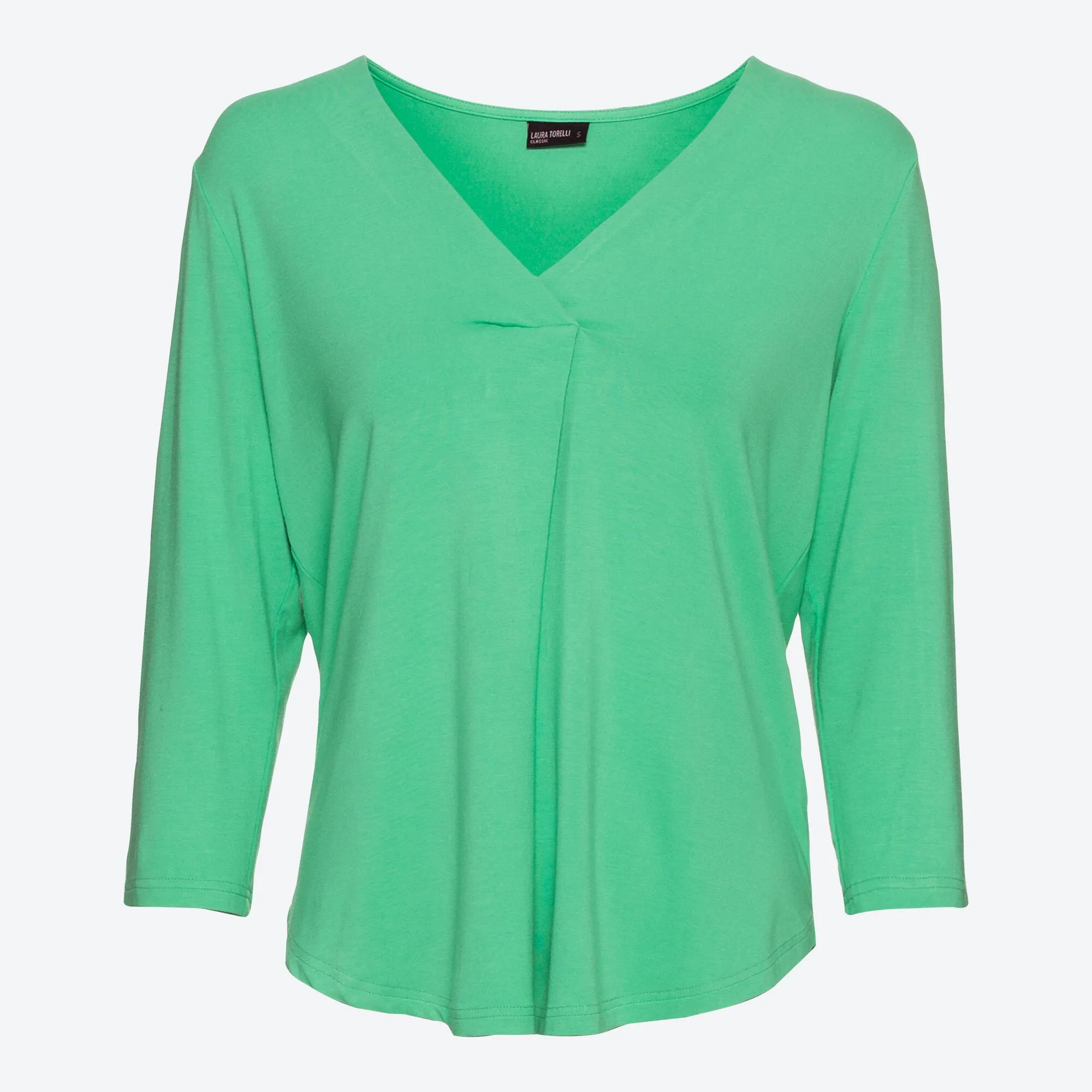 Damen-Blusenshirt mit Zierfalte