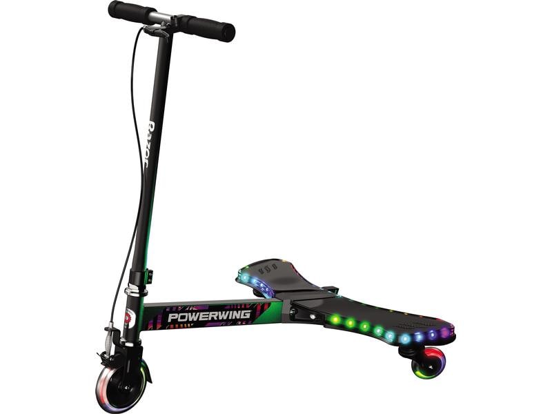 Razor Hoverboard PowerWing Lightshow, Black Waveboard
