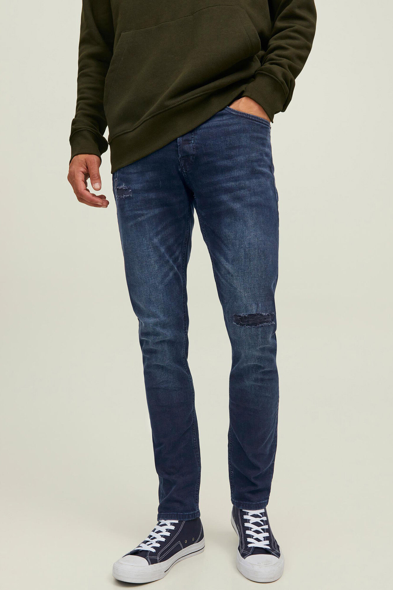 Calça jeans Slim Glenn super elástica