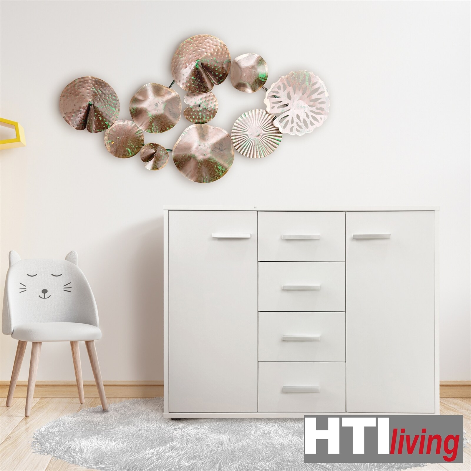 HTI-Line Kommode Nina mit 4 Schubladen