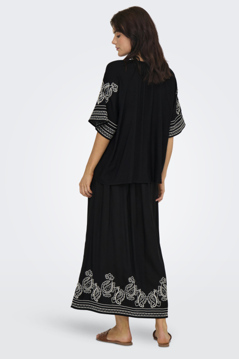 Jacqueline de Yong zwarte dames blouse