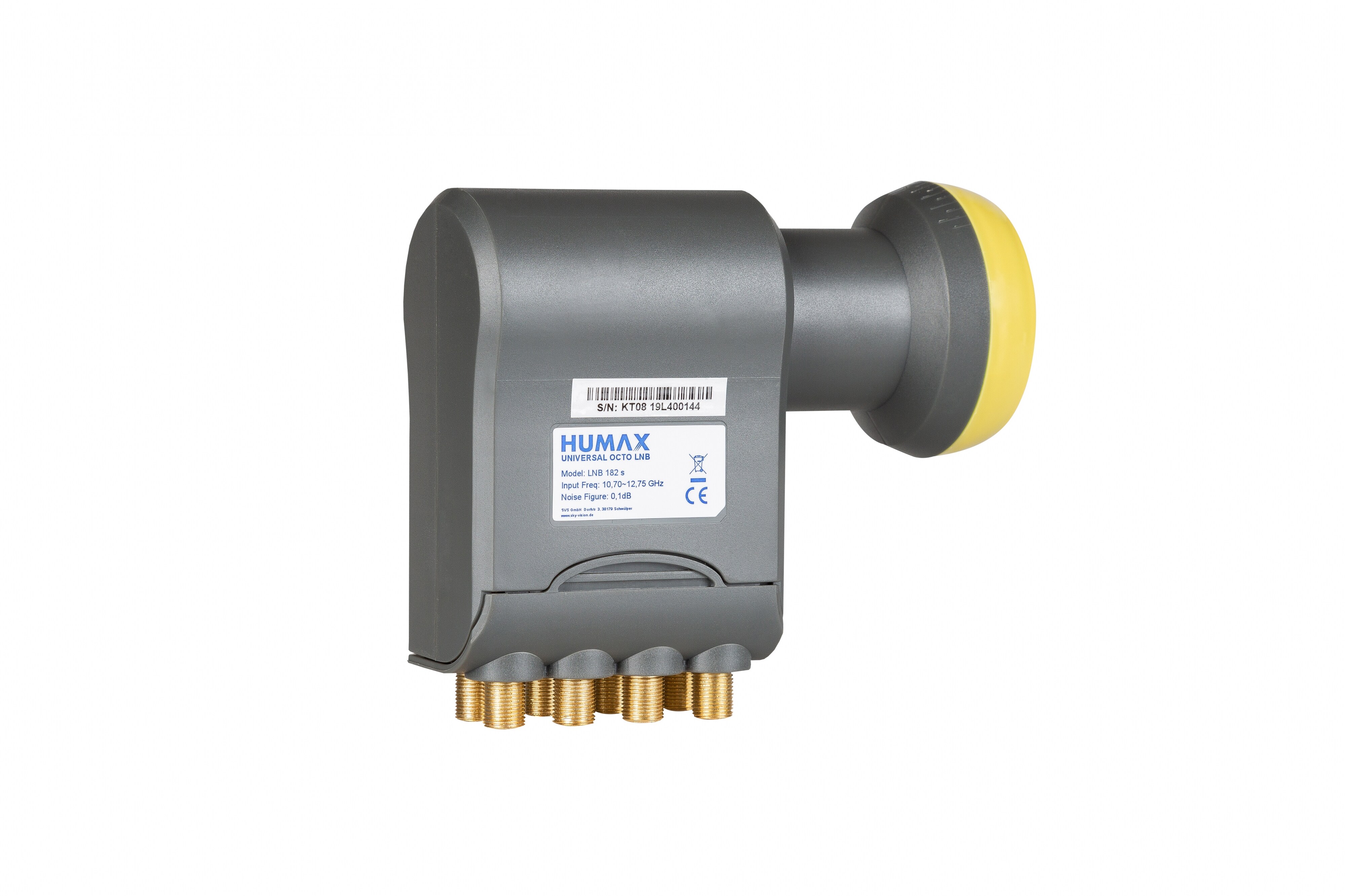 Humax Octo-Universal-LNB, Integrierter Wetterschutz LTE-Filter, Karton