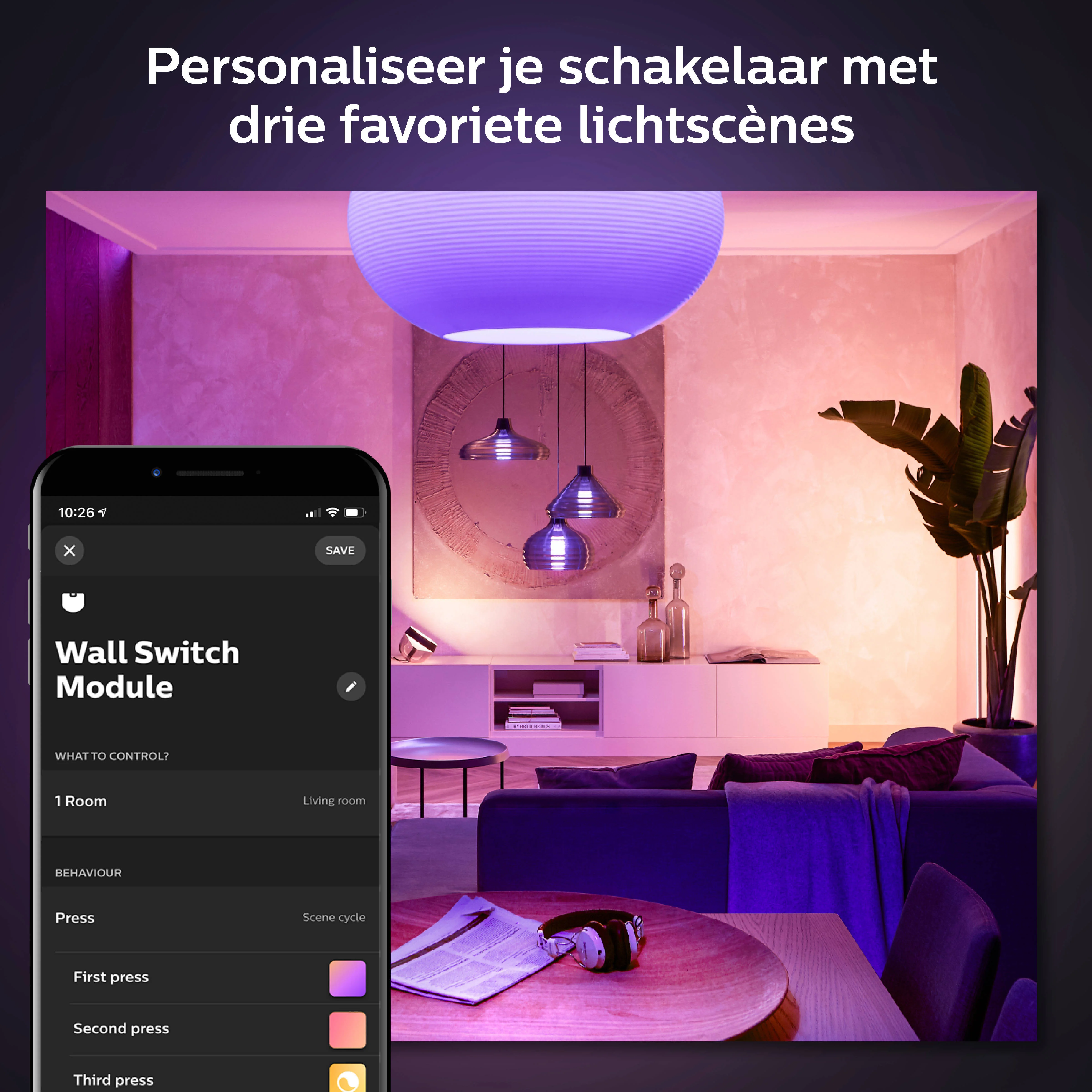 Philips Hue wall switch module