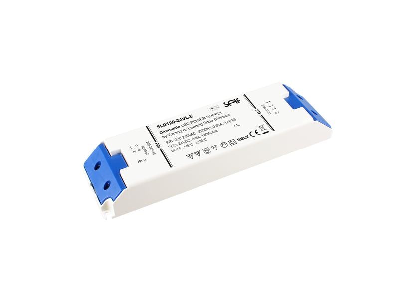 SELF LED-Treibernetzgerät dimmbar,  120 W, 24 V Netzteil (LED-Treibernetzgerät), Phasenschnitt-Dimmbar
