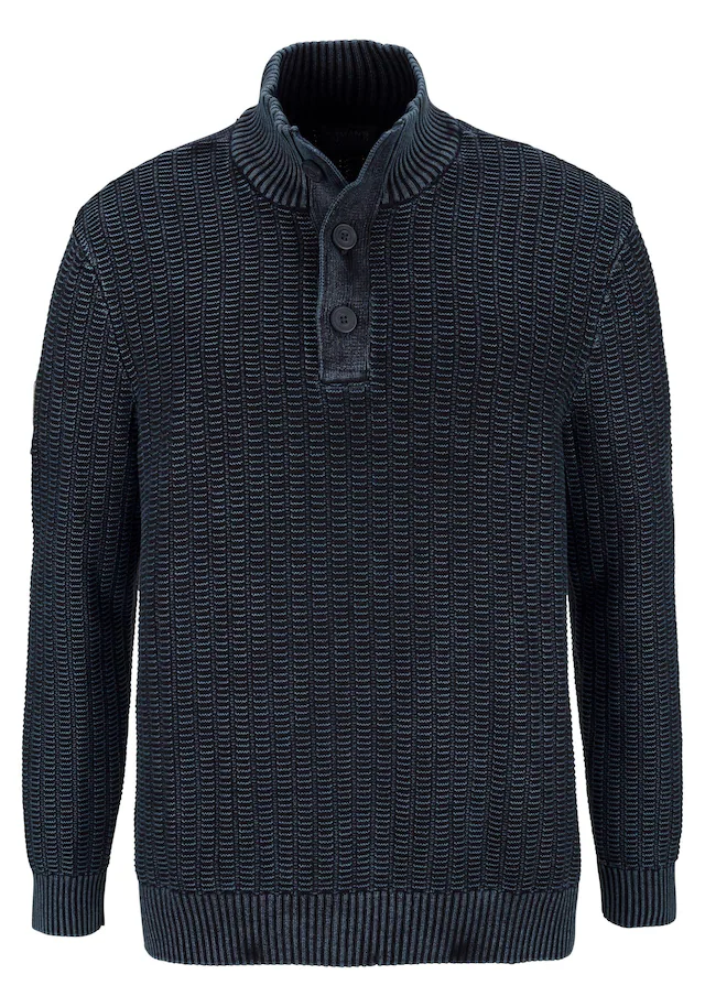 Man's World Troyer »Bis Grösse 5 XL« mit Ärmelbadge