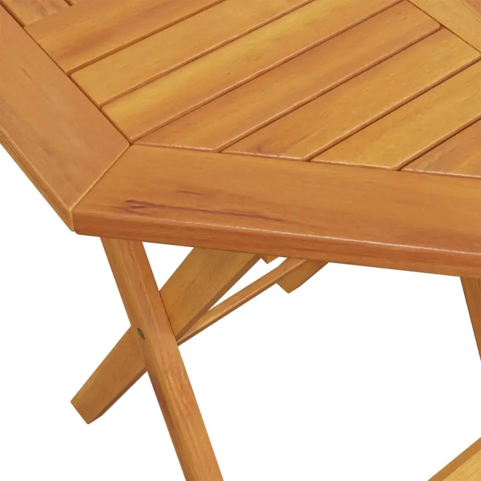 vidaXL - Bistroset - Bruin - Acaciahout - 60 cm - 3 stuks