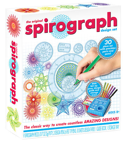 Spirograph Tegnes?t - 30 dele - Basis