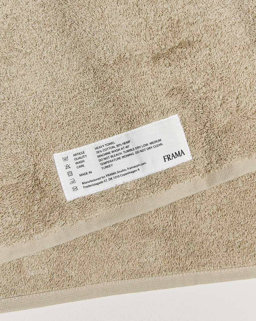 Frama Heavy Hand Towel 50x80cm Sage Green